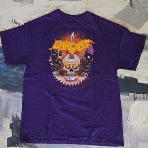 Carcass - Inked In Steel 2014 - T Shirt Purple Death Metal Gore Tee
